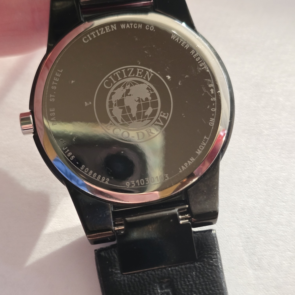 Citizen Eco-Drive Black Men's Watch - Picture 5 of 10